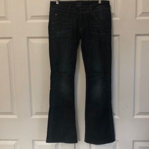 Hudson size 27 wide leg flare jeans